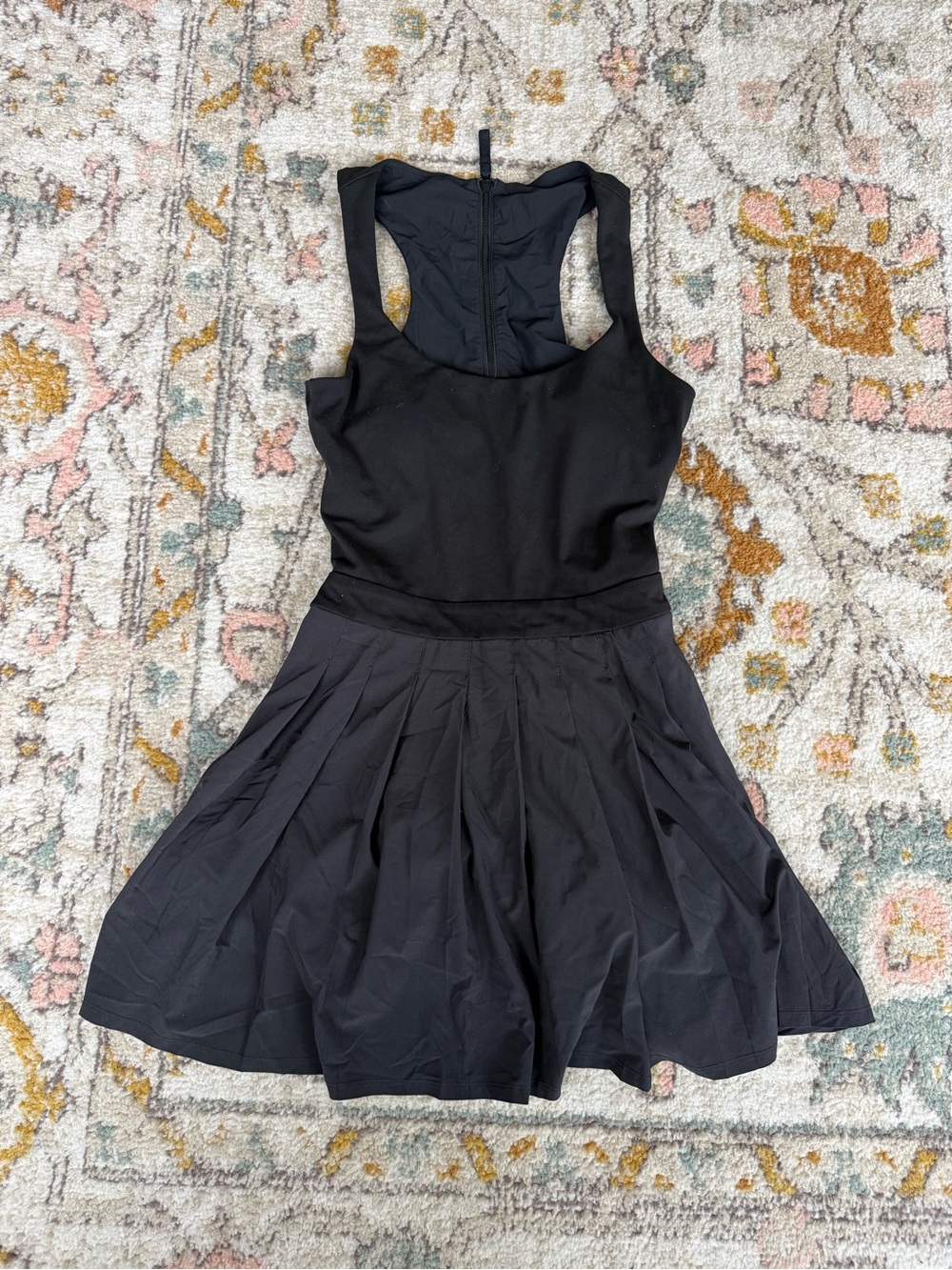 Vuori Set Dress Black Pleated Skirt Lined Size M | Athletic Pickleball Tennis